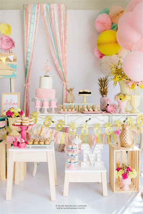 Kara's Party Ideas Tropical Flamingo Party | Kara's Party Ideas