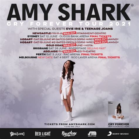 Amy Shark tour update | Eventalaide