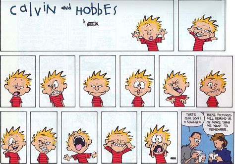 Calvin and Hobbes -- School Picture Day - Tom Heck