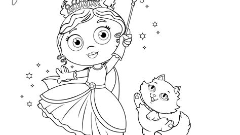 Princess Presto's Wand Coloring Page | Kids… | PBS KIDS for Parents