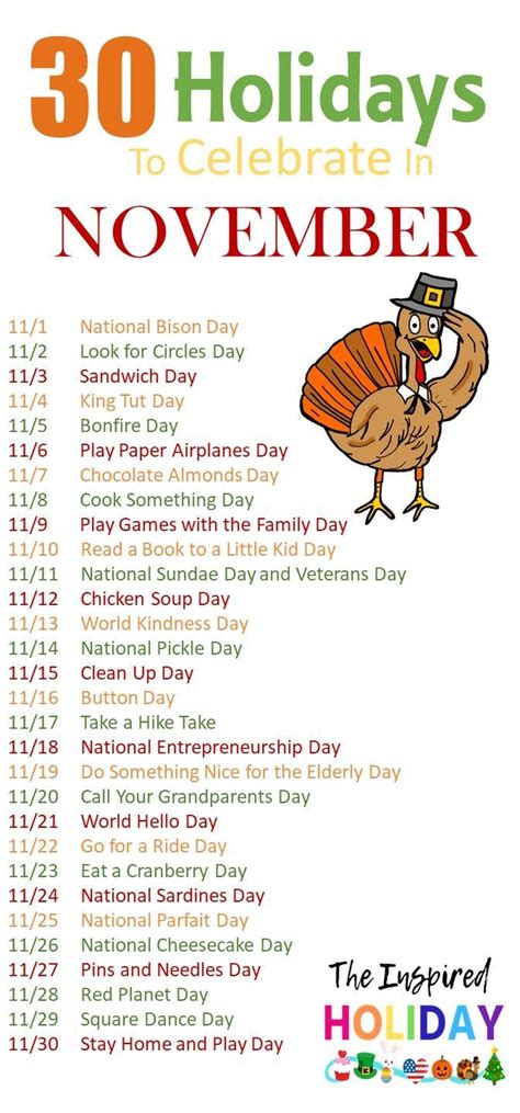 Celebrate November with 30 Unique Holidays!