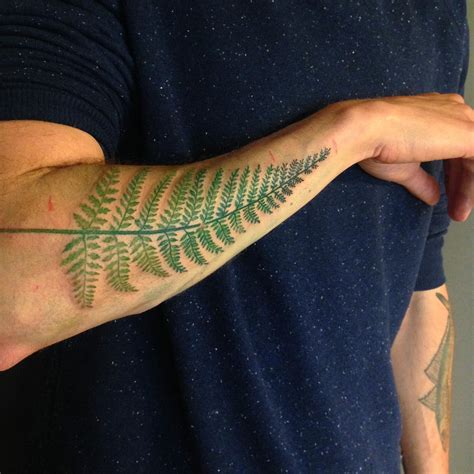 Fern Leaf Tattoo on Arm | Best Tattoo Ideas Gallery