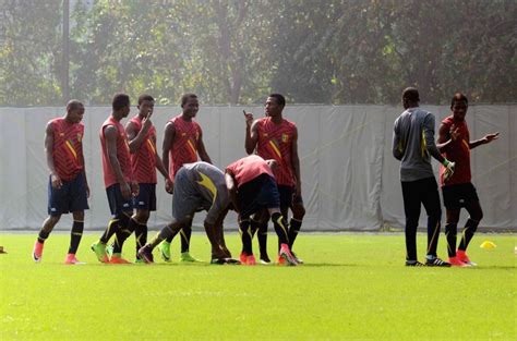 Mali football team practice session