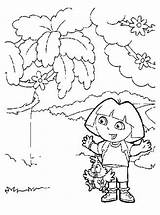 Dora Coloring Pages For Kids The Explorer sketch template