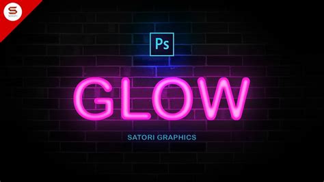 How To Make NEON TYPE In PHOTOSHOP - YouTube