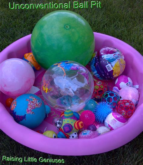 Unconventional Ball Pit. A really fun outdoor idea for this spring and ...