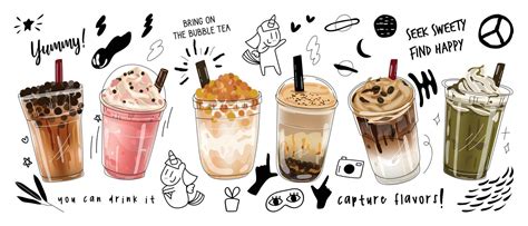 Bubble milk tea Special Promotions design, Boba milk tea, Pearl milk tea , Yummy drinks, coffees ...