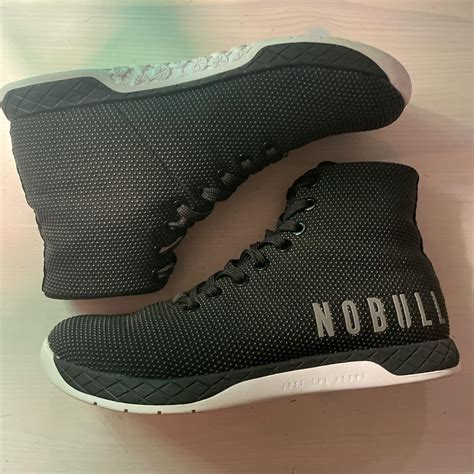 Nobull black gym shoes -Women’s 7.5 - Barely... - Depop