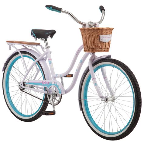 Schwinn Destiny Girls/Womens Classic Beach Cruiser Bike, Single Speed, Steel Frame, Multiple ...