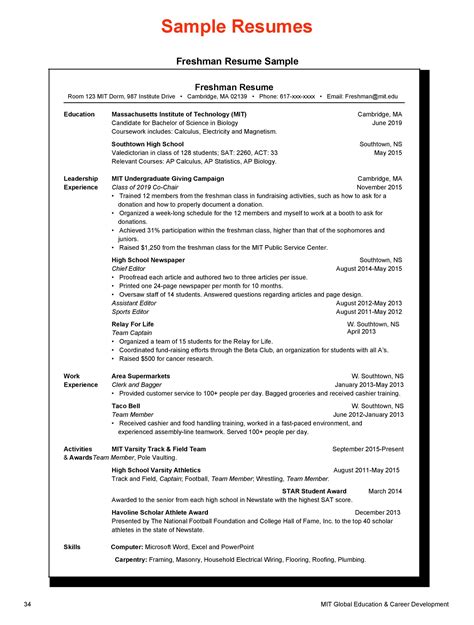 50 College Student Resume Templates (& Format) ᐅ TemplateLab