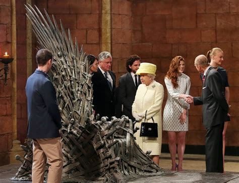 Queen Elizabeth II Visits the Game of Thrones Set | POPSUGAR Celebrity