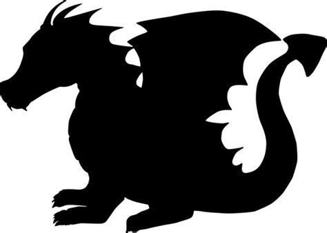 Dragon Silhouette Clip Art - ClipArt Best