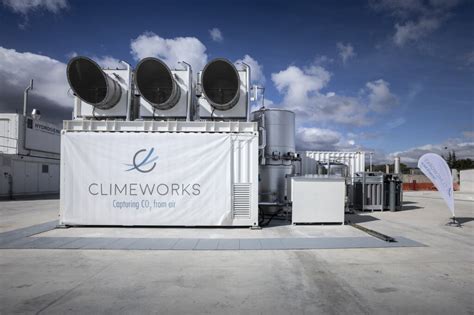 Climeworks direct air capture plant in Italy