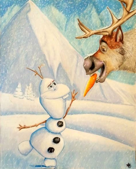 Olaf and Sven - Olaf and Sven Fan Art (38082117) - Fanpop