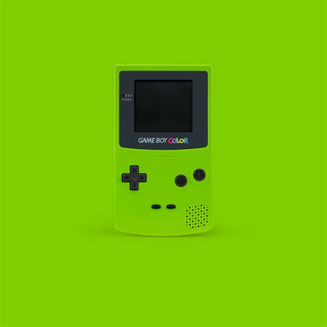 #green handheld console #nintendo gameboy color #gameboy #5K #wallpaper #hdwallpaper #desktop ...