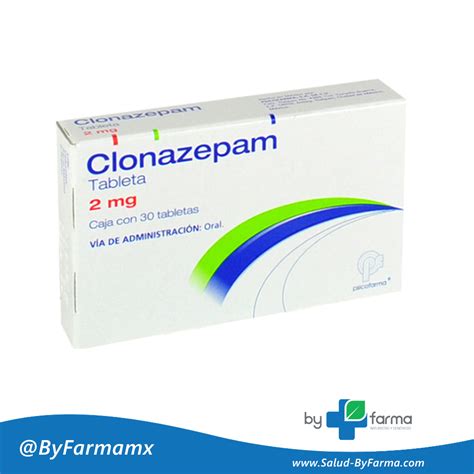 Clonazepam 2mg tabletas. – Salud By Farma