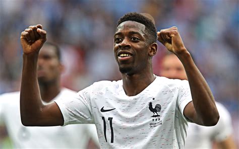 Download wallpapers Ousmane Dembele, 4k, portrait, France national ...