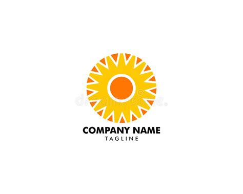 Abstract Sun Logo Design Template Stock Vector - Illustration of business, nature: 169522453