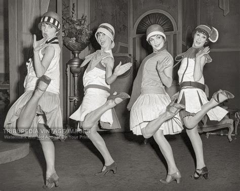 Vintage 1920s Photo of Four Flappers Dancing the Charleston | Etsy