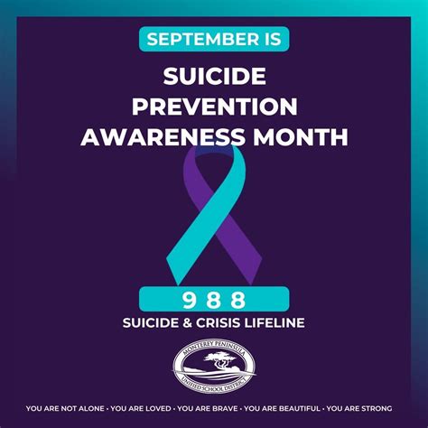 September is National Suicide Prevention Month | Monterey Peninsula Unified School District