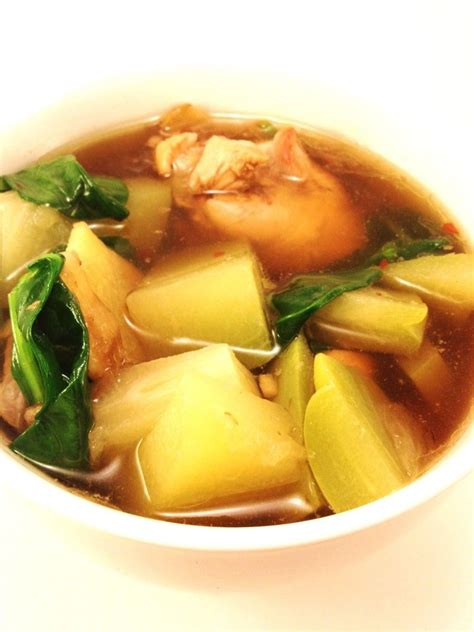 Bowl A’ Tinola; Filipino Chicken Soup | Asian recipes, Chicken soup ...