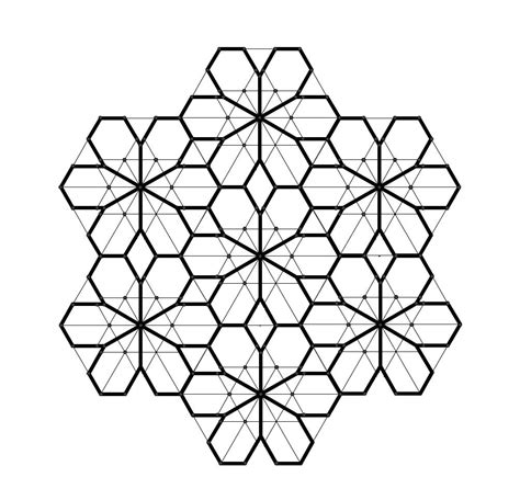 Hexagon tessellation, Visual geometry geometry 2018 | Tessellation patterns, Geometric drawing ...