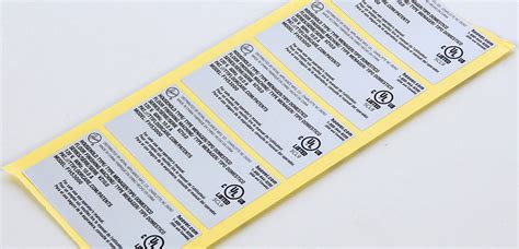 The Ultimate Guide to UL Label Printing - Zhongling New Material(Zllabel)