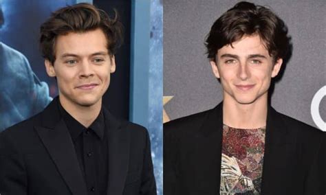 Harry Styles Asked Timothée Chalamet About His Peach Scene - Gayety