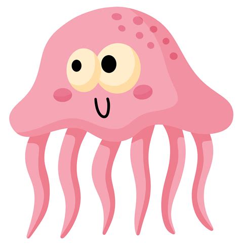 Cartoon jellyfish icon 18801755 PNG