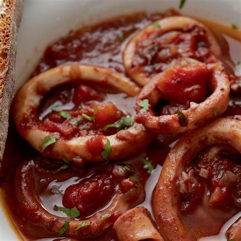 Basque Squid Stew - The Happy Foodie