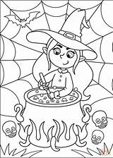 Witch Coloring Pages Printable For Kids At Geneliblog Blog sketch template