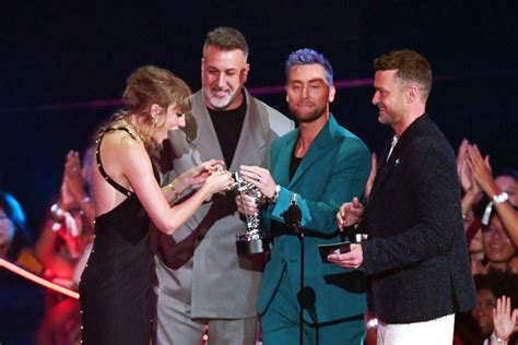 ‘NSync Reunites at the 2023 MTV Video Music Awards — and Taylor Swift Has Questions