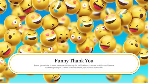 Funny Thank You PowerPoint Template and Google Slides