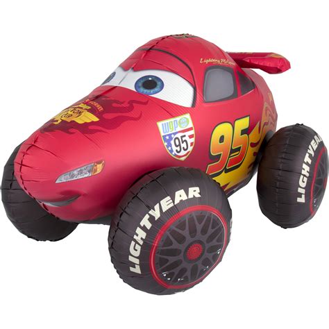 Lightning McQueen AirWalker Foil Balloon 41” - PartyBell.com