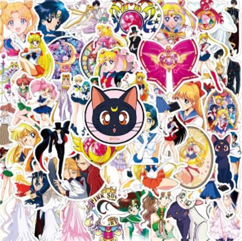 Sailor Moon Anime Sticker 20 Random NEW Stickers Decals Great - Etsy