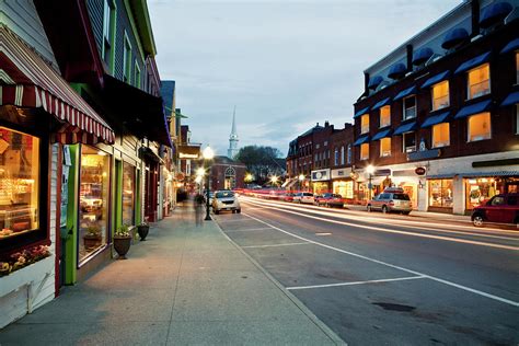 Downtown Camden, Maine Is Seen At by Chris Bennett