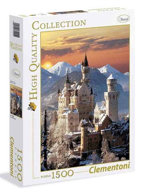 Clementoni 1500 Piece Jigsaw Puzzle: Neuschwanstein Castle - PuzzlesNZ