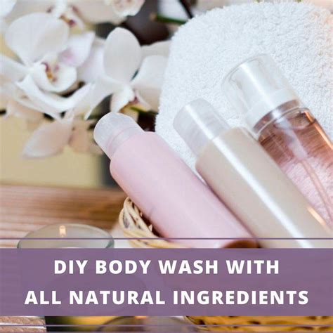 DIY Body Wash With All Natural Ingredients - Aromatherapy Anywhere