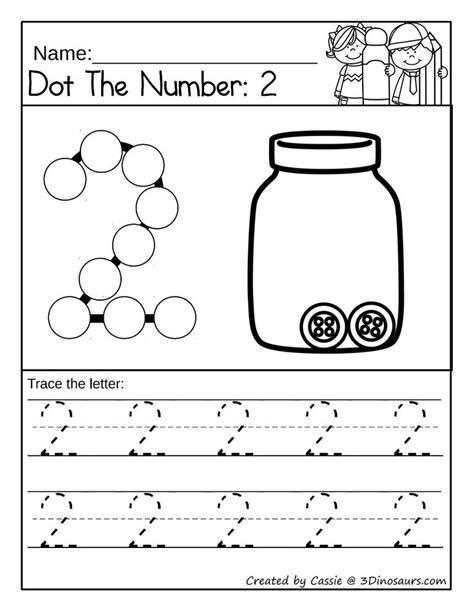 Dot the number 2 | Elementary classroom, Elementary, Classroom