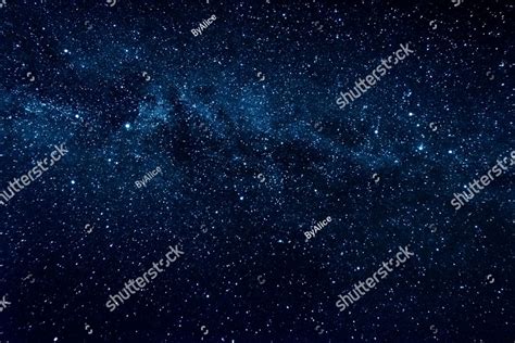 Clear night sky with milky way and huge amount of stars. Nature Stock Photos | Creative Market