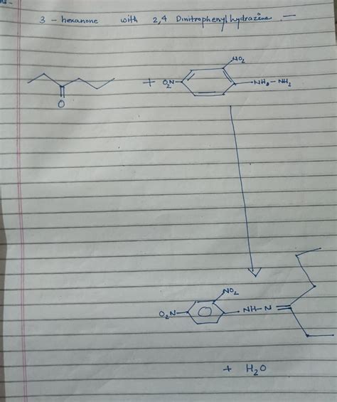 [Solved] balanced equation of the reaction of 3-Hexanone with... | Course Hero