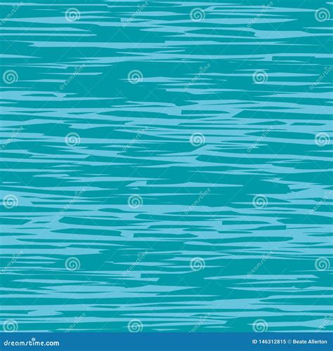 Abstract Blue and Teal Painterly Water Surface Effect Texture. Vector Seamless Grid Pattern with ...