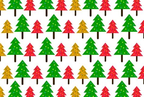 Christmas Trees Pattern Background Free Stock Photo - Public Domain ...