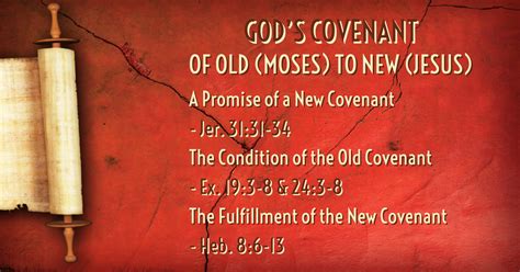 01.28.2018 GOD'S COVENANT OF OLD (MOSES) TO NEW (JESUS) | Western Springs Baptist Church (The ...