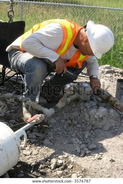 Young Hydrogeologist Field Engineer Taking Packer Stock Photo 3576787 | Shutterstock