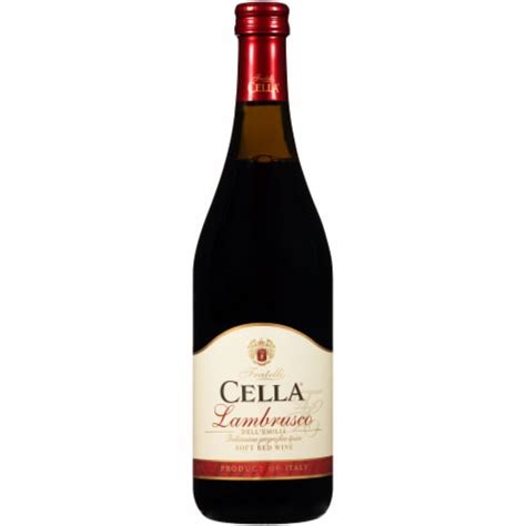 Cella Lambrusco Italian Red Wine, 750 mL - Kroger