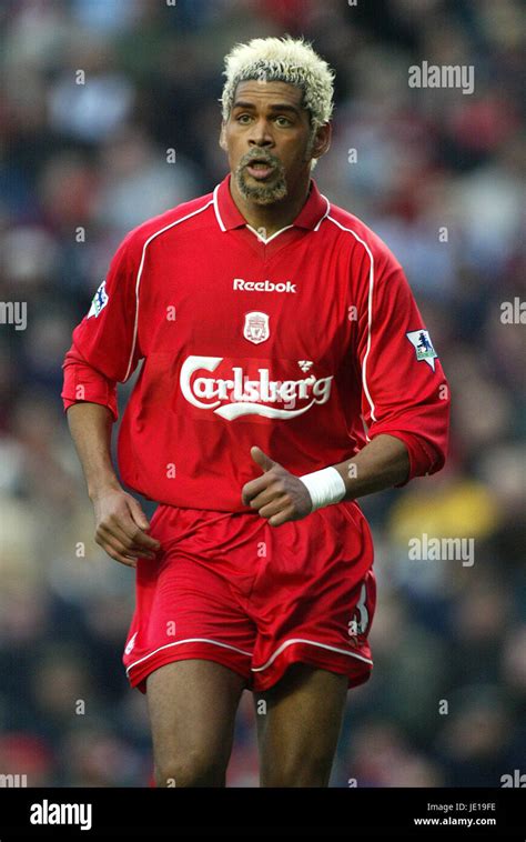 ABEL XAVIER LIVERPOOL FC LIVERPOOL ANFIELD 23 February 2002 Stock Photo ...