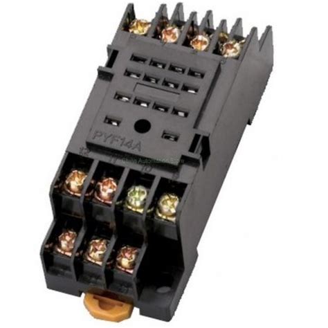 PTF08A 8 pin relay socket base Thick copper 10A Mini Relay Socket Base ...