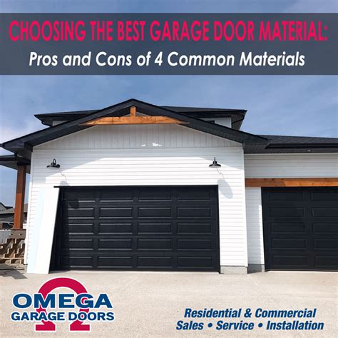How to Choose the Best Garage Door Material: The Pros and Cons