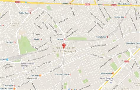 Map of L’Hospitalet de Llobregat